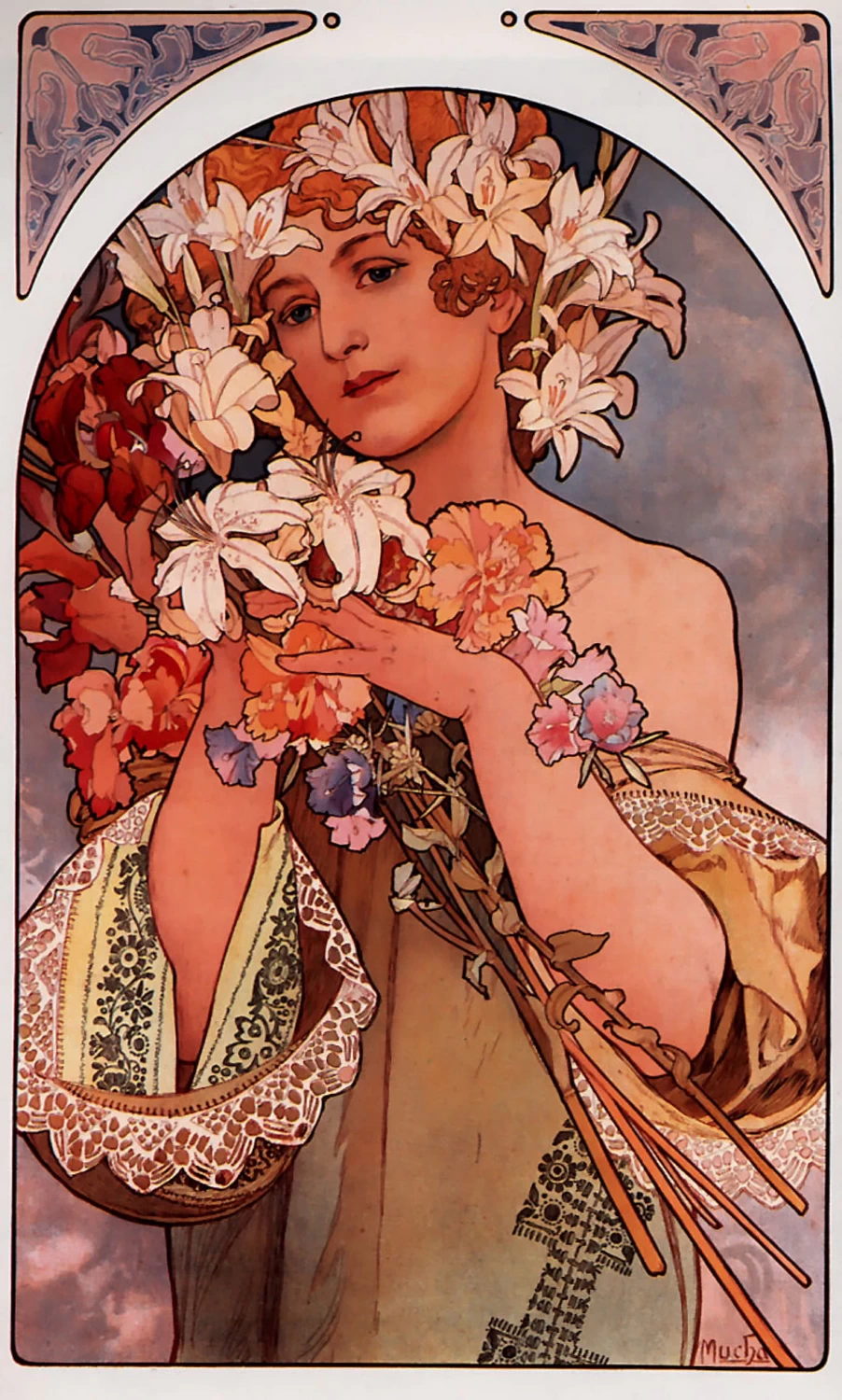 Alfons Mucha - I fiori